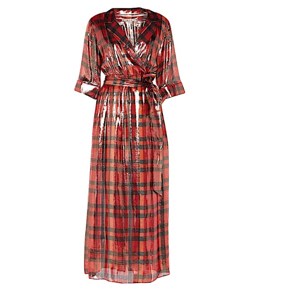 Alice + Olivia Womens Oversized Silk-Blend Shirtdress - Picture 8 of 13